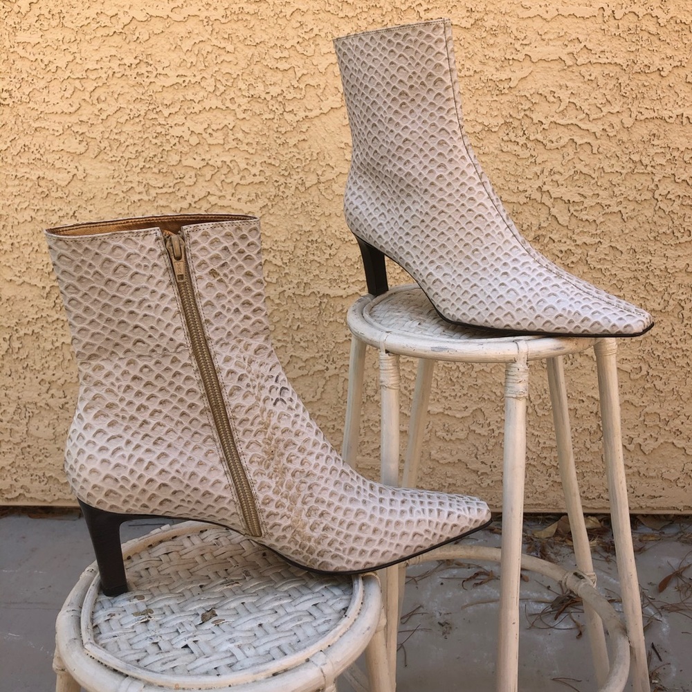 Italian leather Booties